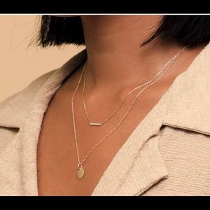 Mejuri Diamond line necklace